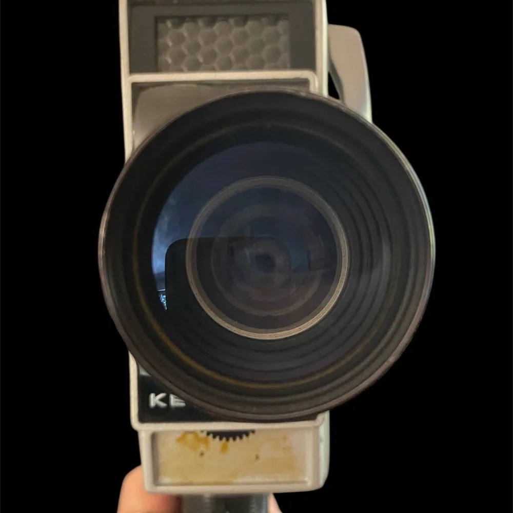 Vintage Keystone 8mm Film K-808 Zoom Movie Camera 1963 Leather Case Clean Inside